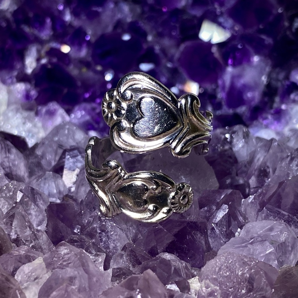Vintage Sterling Silver Spoon Ring